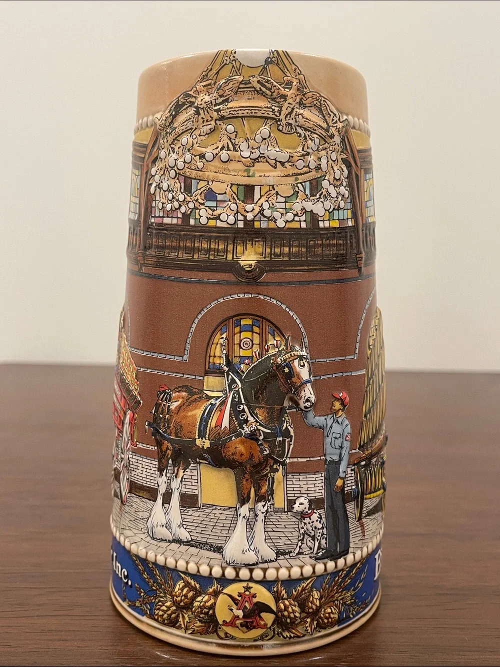 Vintage 1987 Anheuser-Busch “Clydesdale Stables” Series B